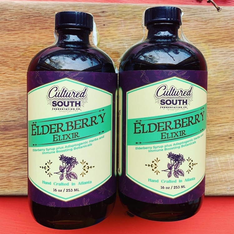 Picture of elderberry elixir